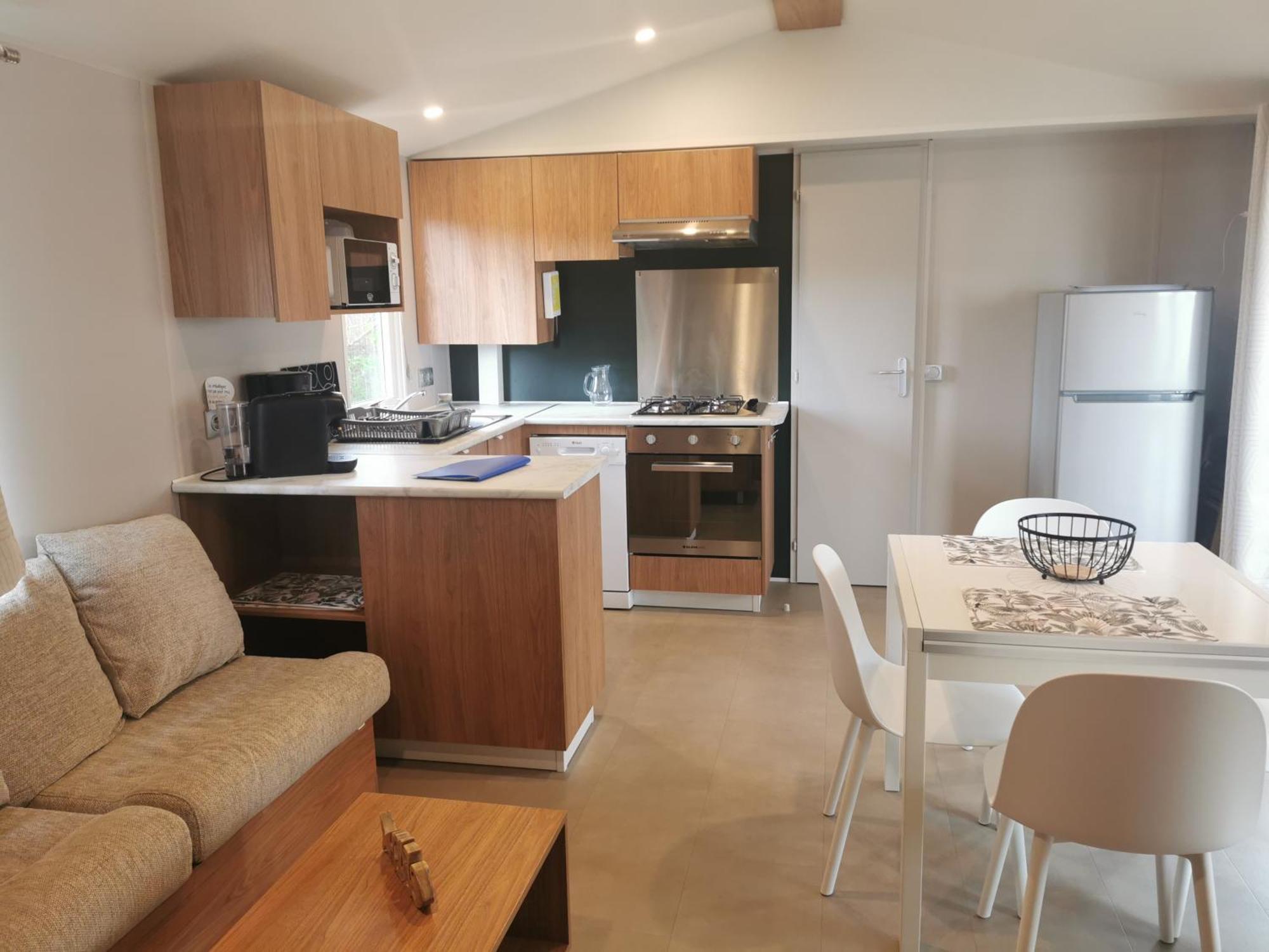 Mobilhome Vue Ocean La Costa Breizha Quiberon Eksteriør billede