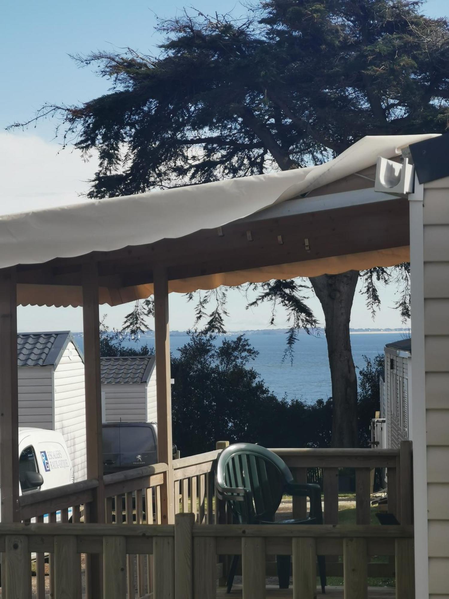 Mobilhome Vue Ocean La Costa Breizha Quiberon Eksteriør billede