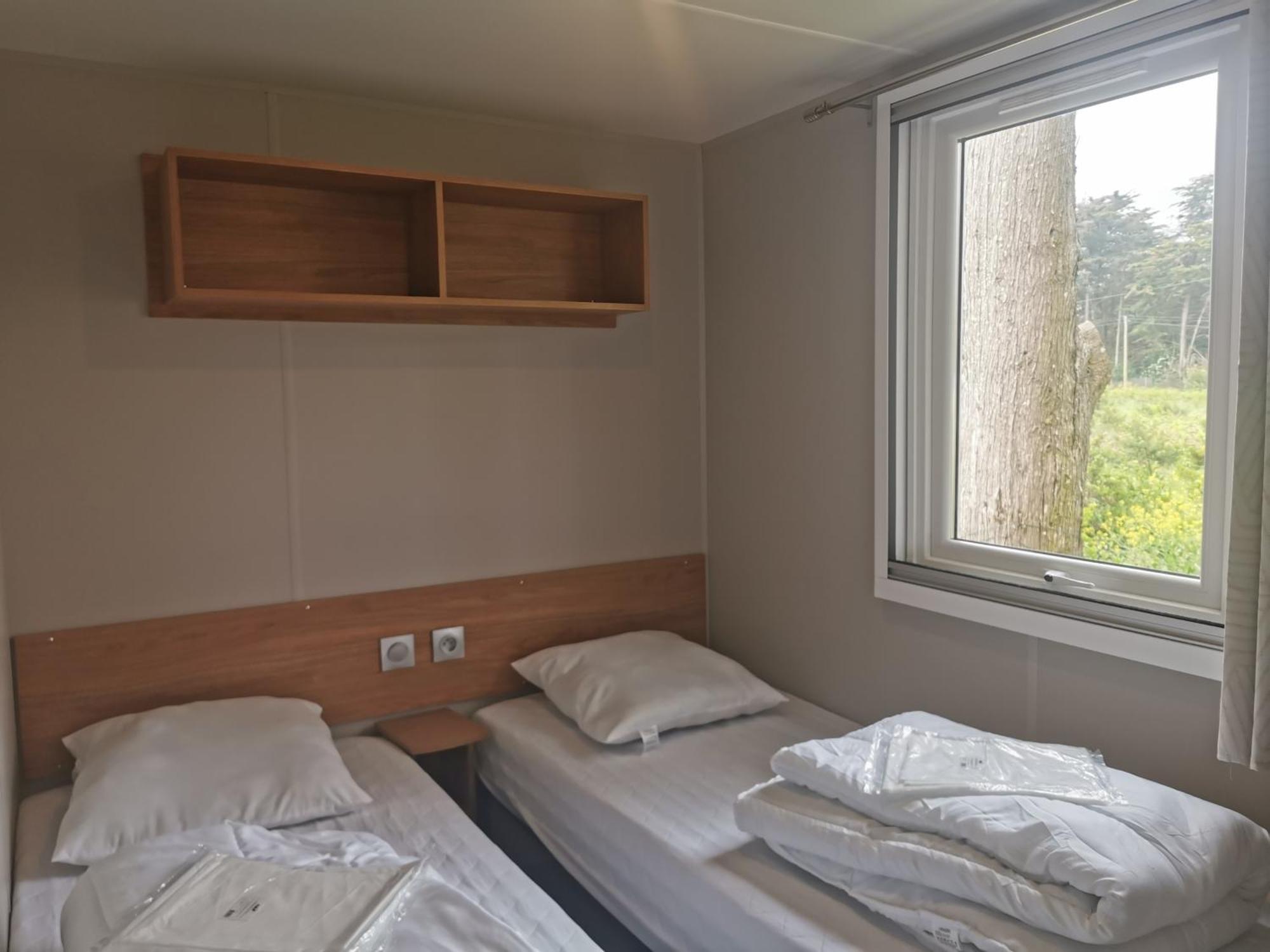 Mobilhome Vue Ocean La Costa Breizha Quiberon Eksteriør billede